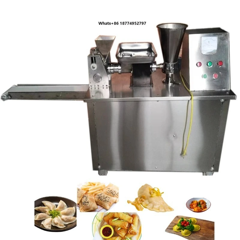 5000-6000 Pcs/h Automatic Dumpling Machine Large Wonton Empanada Making Machine Dumpling Making Machine for Sale