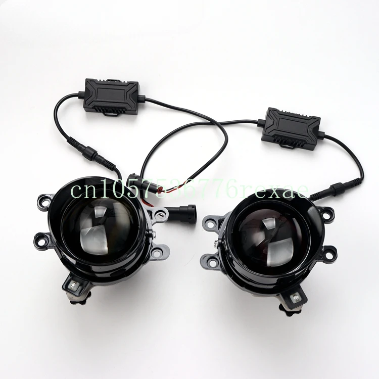 For Toyota Camry Corolla Highlander Yaris Auris RAV4 Peugeot CQL 45w 3000k 6000k Bi LED Laser Projector Fog Lamp Lens