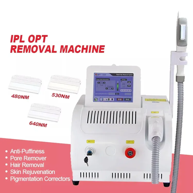 

2024 портативный IPL/OPT/Elight Машинка для удаления волос и отбеливание кожи лазером-Машинка для удаления волос, профессиональная машинка для салона