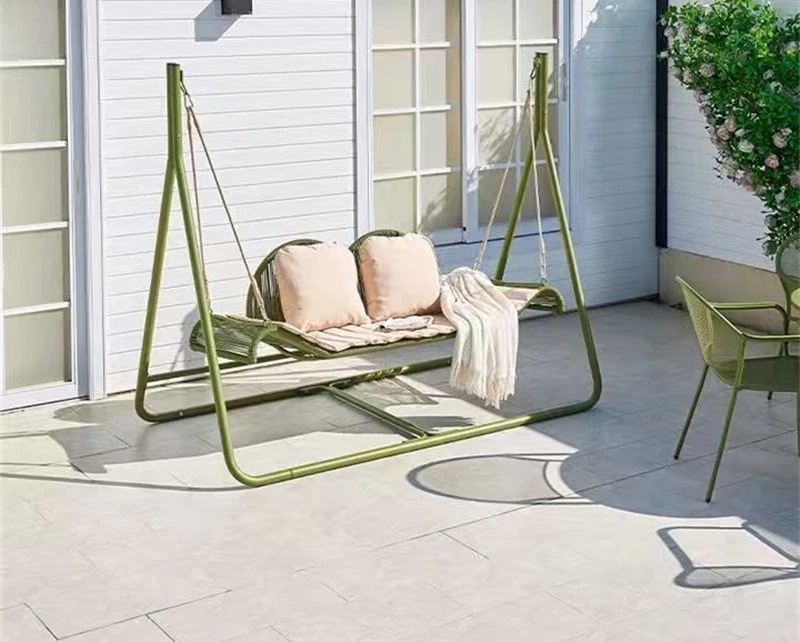 Villa Balcony Chair Swinging Outdoor Patio Rocking Chair, Double Rocking Chair Garden Outdoor Patio Yard Hammock