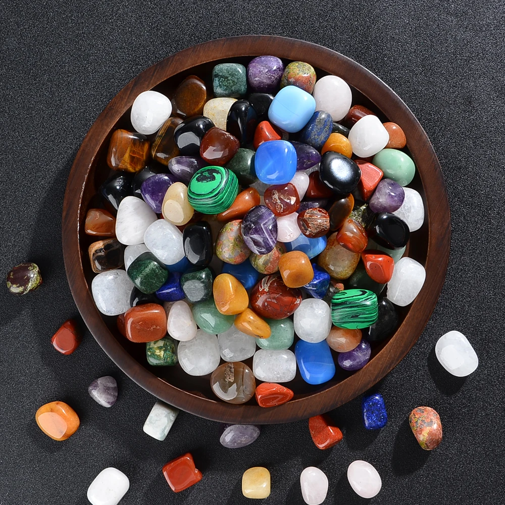 10 Stück Sortierte Natürliche Polierte Edelsteine, Echte Rohe Kristalle für Heimdekoration, Spirituelle Heilung und Geschenke – Detail 1