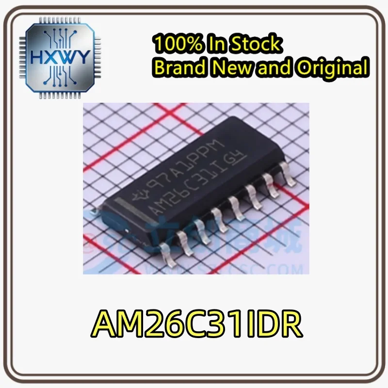 30/100 piece original genuine surface mount AM26C31IDR AM26C31I SOIC-16 quadruple differential line driver chip new stock