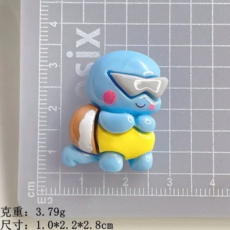 10 قطعة جديد Kawaii الكرتون الأصفر Qiuqiu الطفولة متعة سلسلة الراتنج سجل القصاصات Diy مجوهرات حفلة هدية دبوس الشعر اكسسوارات A111