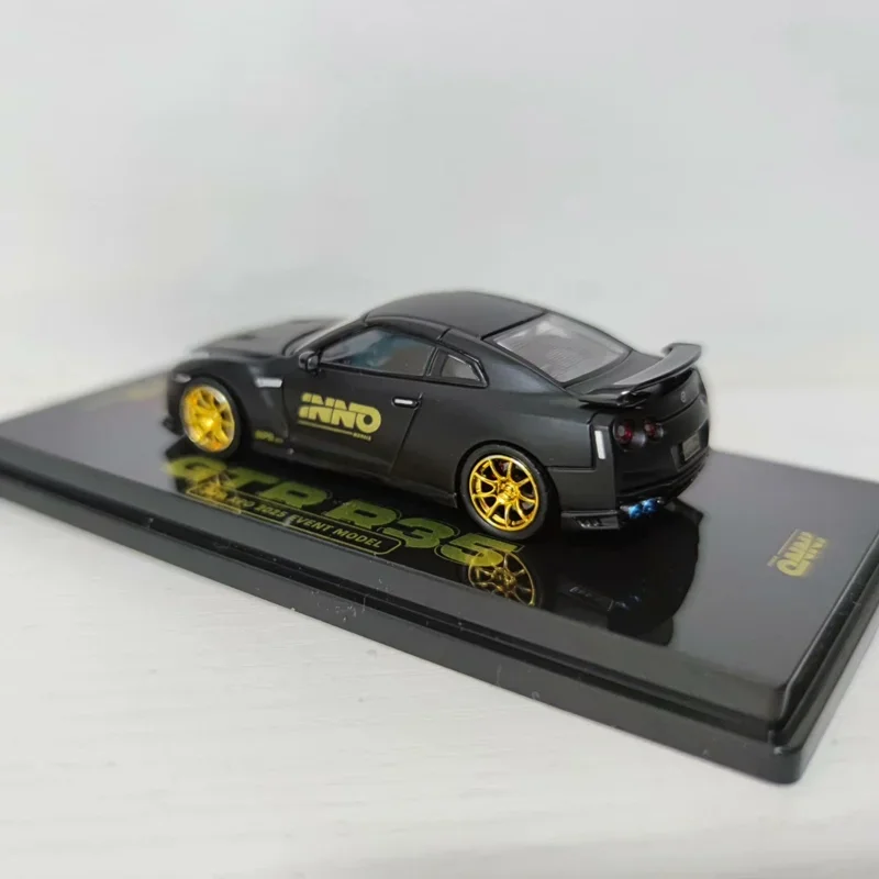 INNO 1/64 GT-R R35 APAxpo Odlewane Modele Samochodów z Stopu Metalu, Kolekcja Zabawek Samochodowych, Prezent na Boże Narodzenie dla Chłopca