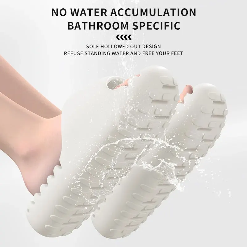 Women\'s Summer New Home Bathroom Couple Shower Slippers with Water Leakage, Quick Drying, Non Slip Slippers ZYT2425