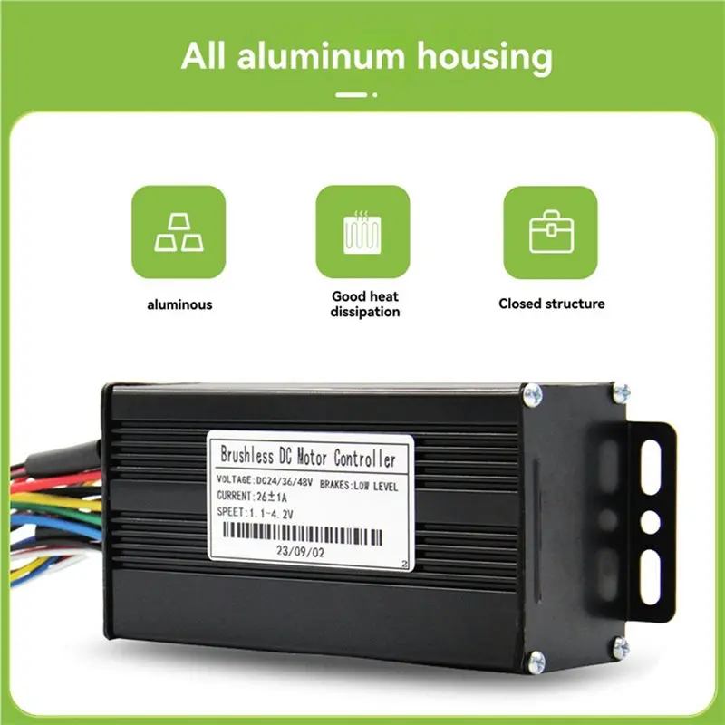 ABKJ-2X 36V 48V 500W 750W 26A Three Mode Brushless Controller With Speed Limit Line For Ebike Electric Scooter