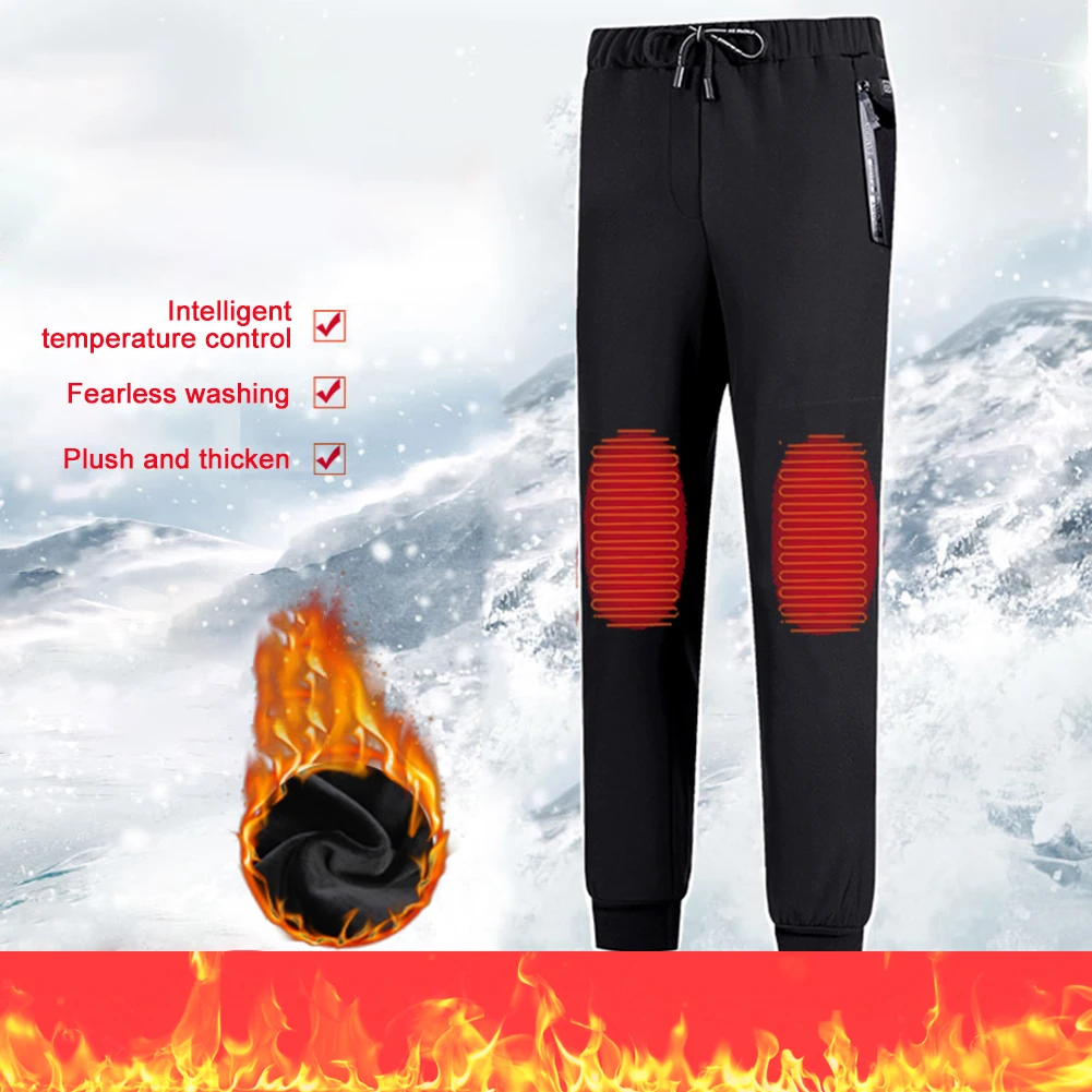 USB شحن السراويل التدفئة الحرارية أفخم 3 مناطق ساخنة السراويل الدافئة ساخنة 3 التحكم في درجة الحرارة مقاوم للماء للرجال والنساء
