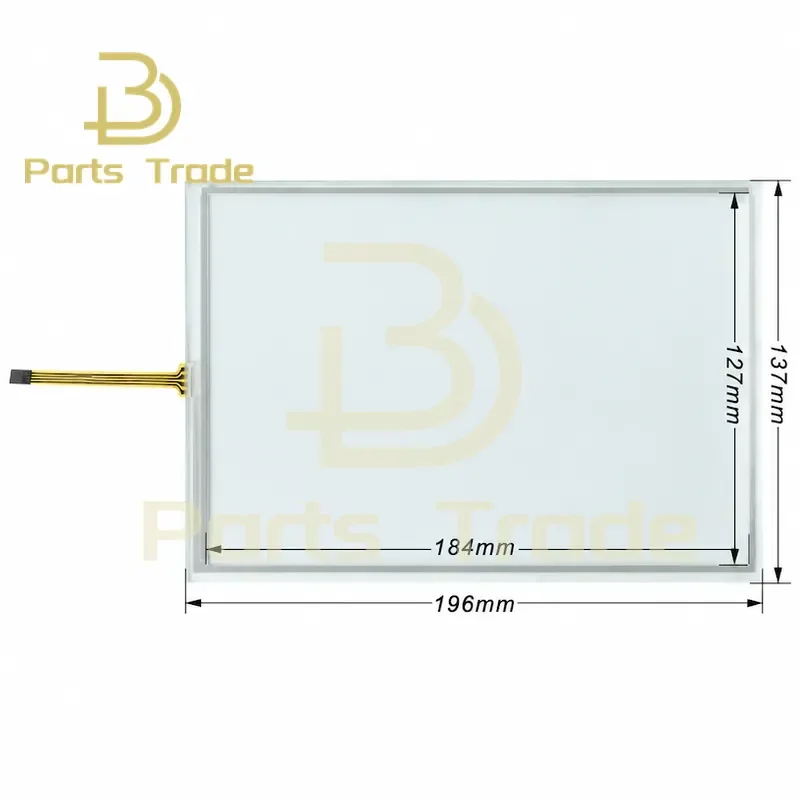 Touch Screen Panel Glass Digitizer for DOP-A80THTD1 DOP-AE80THTD Touchscreen Panel with Front Overlay Film