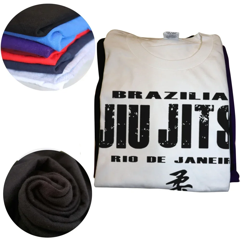 Brazilian Jiu Jitsu Rio De Janeiro Summer T Shirt for Men Sport Clothes BJJ T-shirt Brand Men Hipster Graphic Judo T-shirts Tops