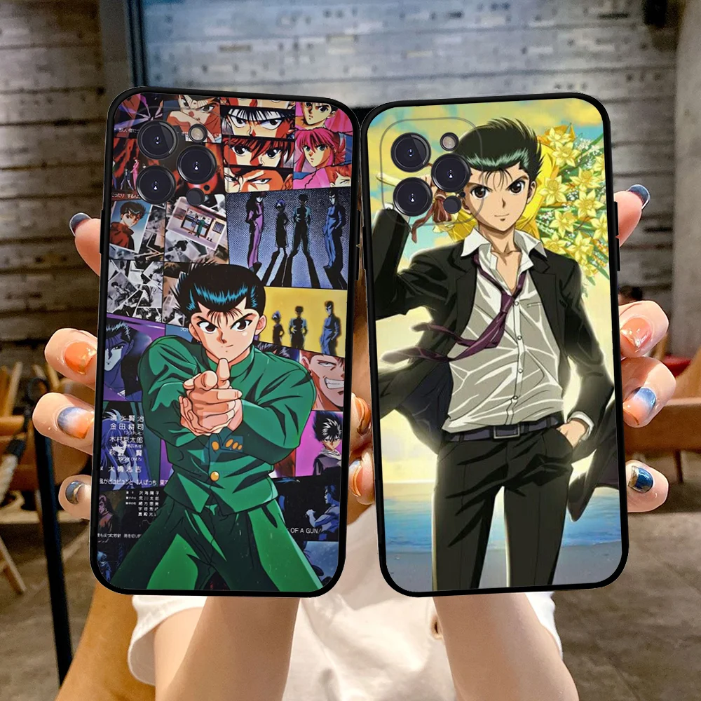 YuYu Hakusho Phone Case For iPhone 15 14 13 12 Mini 11 Pro XS Max X XR SE 6 7 8 Plus Soft Silicone Cover