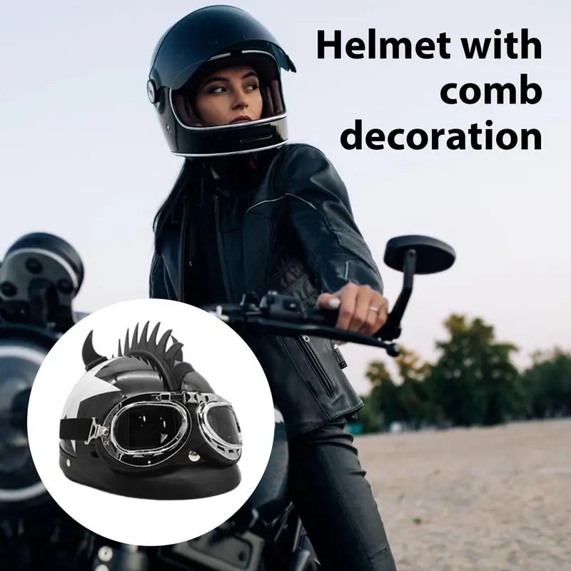 

Motorcycle Helmets Decorations Spikes Helmets Sticker Decoration Motorcycle Decorative Sticker For Motorcycle Helmets Decorative
