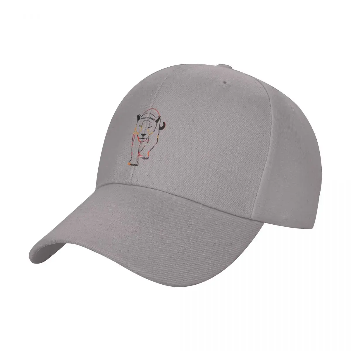 Sunderland Black Cats - Black Orange Outline Fashion Baseball Cap Peaked Cap Men's Hat Women's Cap Women's Visor