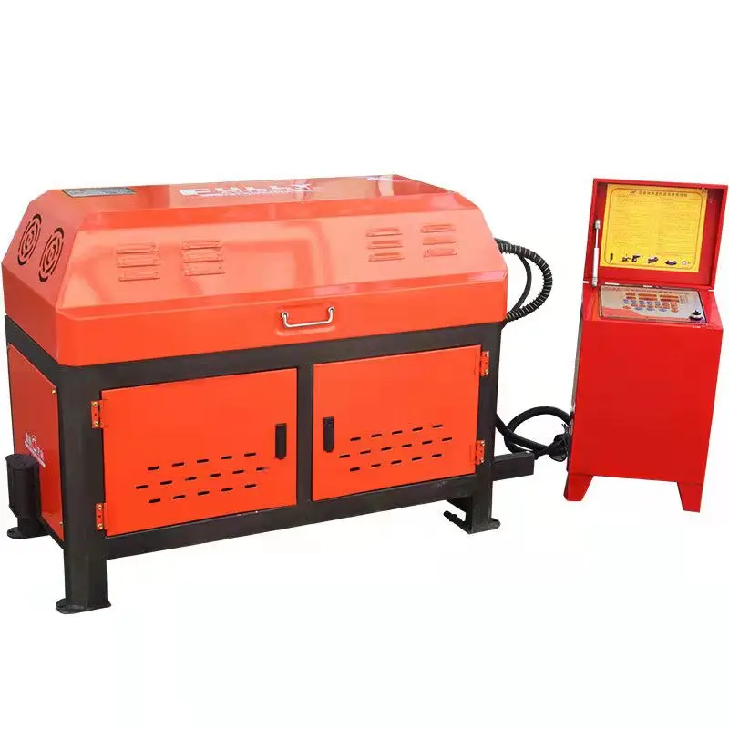 

Steel bar Processing Equipment: Fully Automatic CNC Hydraulic Steel bar Straightening and Cutting Machine
