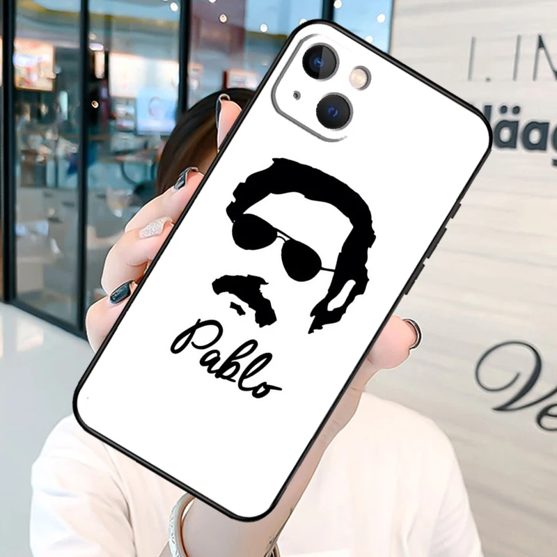 Pablo Escobar Phone Case For iPhone 13 12 Mini 11 14 15 16 Pro Max Plus X XS Max XR Cover Shell