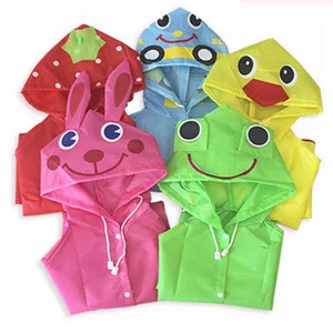 Children's Animal Animal Drawings Poncho Waterproofing, Hooded Rain Covers, Camping Walks, Boys and Girls Fashion 6 MAIN SALES CHILD RAIN CAPA - №4