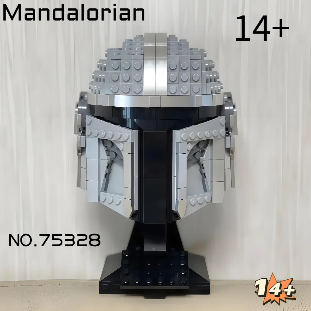 584 قطعة خطة معركة النجوم خوذة ماندالوريان سفينة الفضاء 75328 بنة تجميع لغز لعبة مجسمة لهدايا عيد الميلاد وأعياد الميلاد