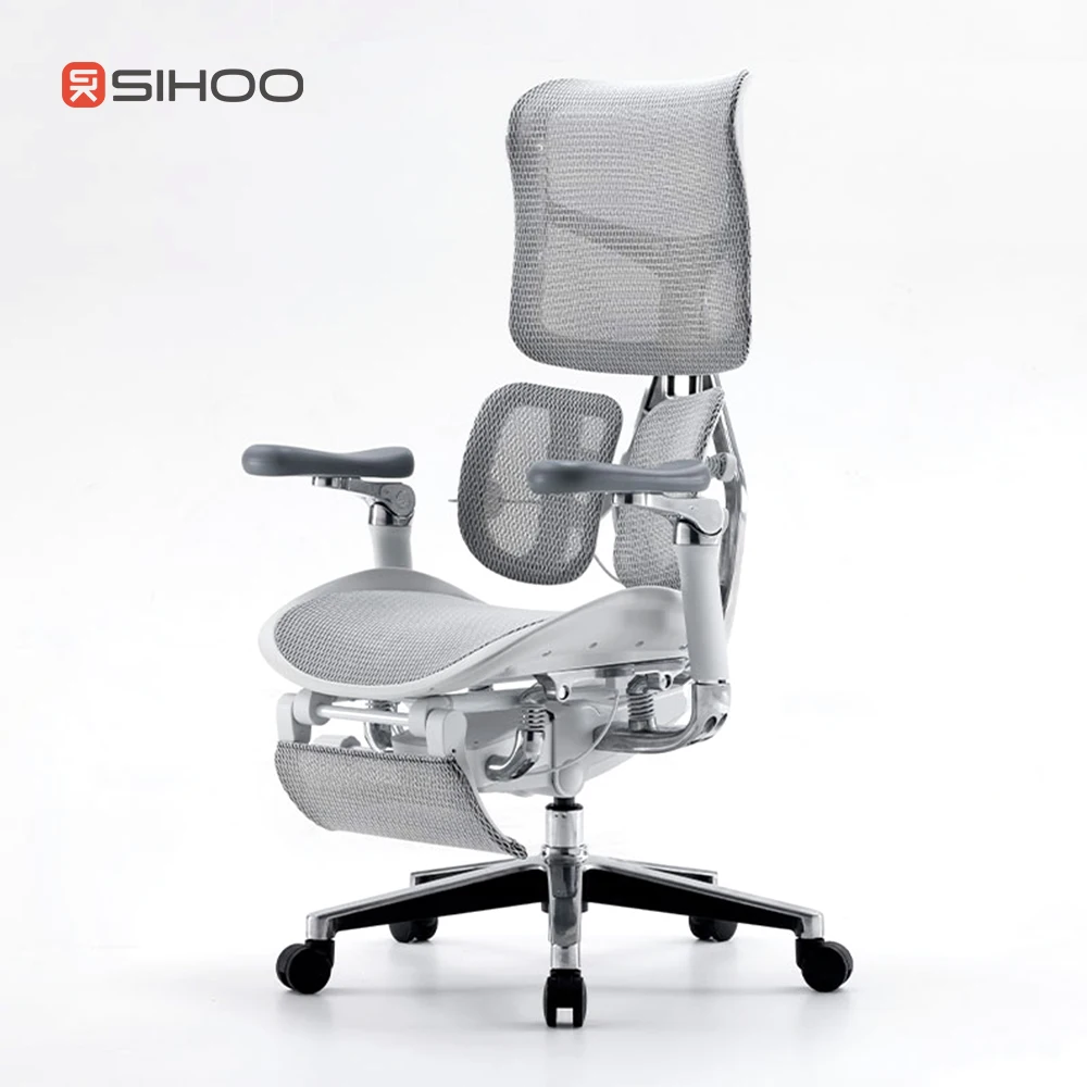 

SIHOO S300 OEM Modern Furniture Office Chair Mesh Executive boss Swivel Chair With Footrest