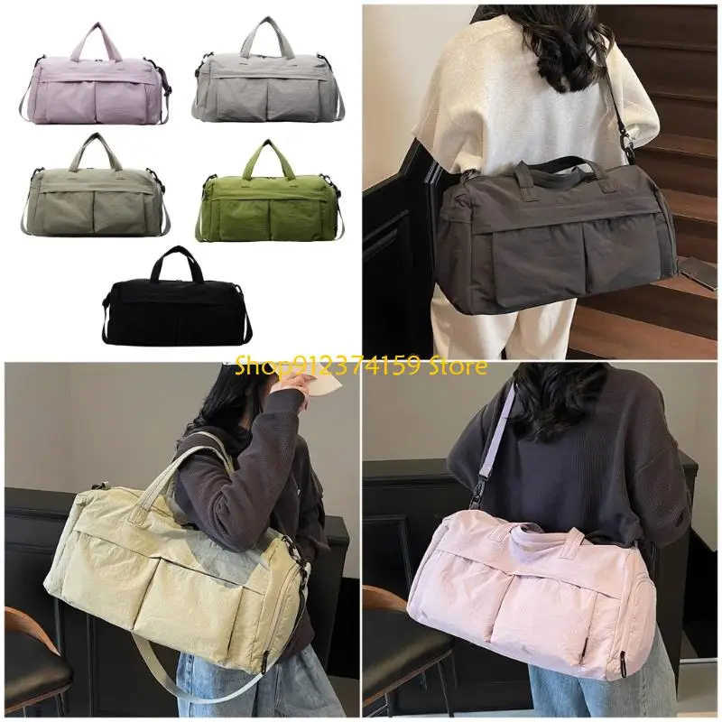 

G5AE Travel Duffle Bag Weekender Overnight Bag Workout Gym Toted Bags with Shoe Compartment Shoulder Bag Water Resistant