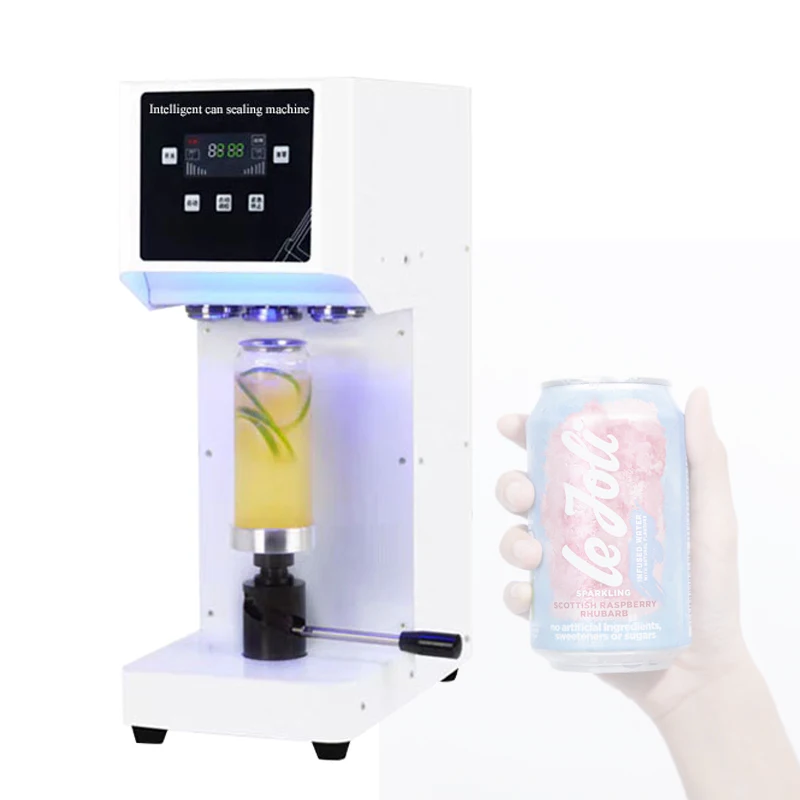 

Intelligent Tin Can Sealing Machine Automatic Rotary 5.5mm PET Bottle Can Seamer Beer Can Sealer For Food Beverage