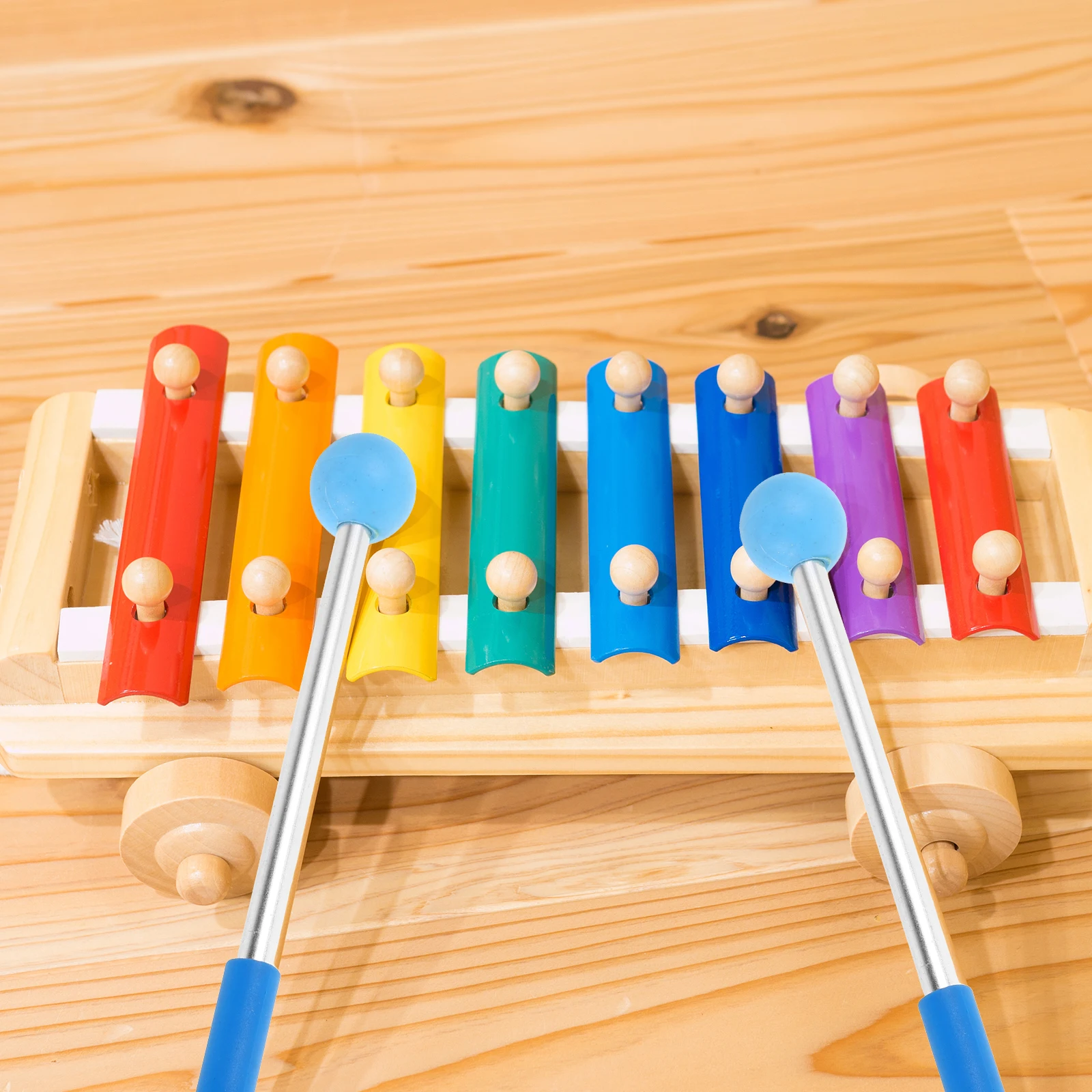 

Small Marimba Mallet Drumstick Rubber Steel 's Hand Training Drumsticks