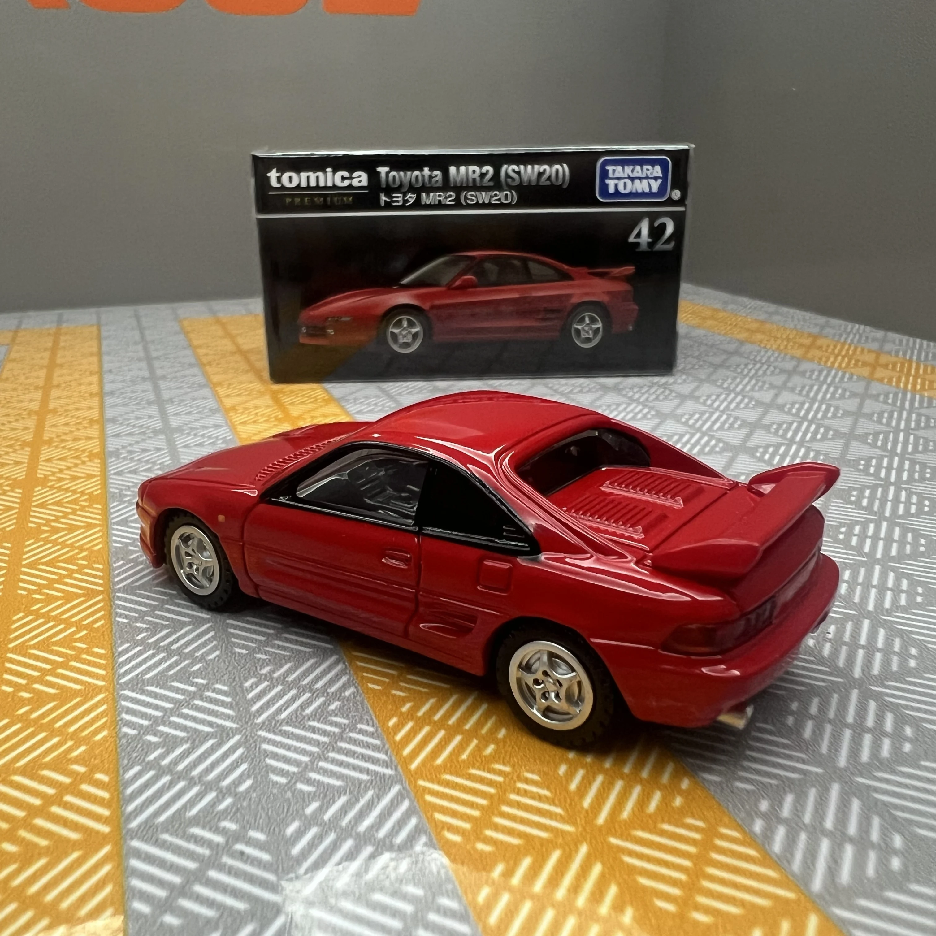 تاكارا تومي توميكا بريميوم 42 تويوتا MR2 (SW20) لعبة سيارة صغيرة ألعاب معدنية سبيكة سيارة دييكاست نموذج معدني للأطفال