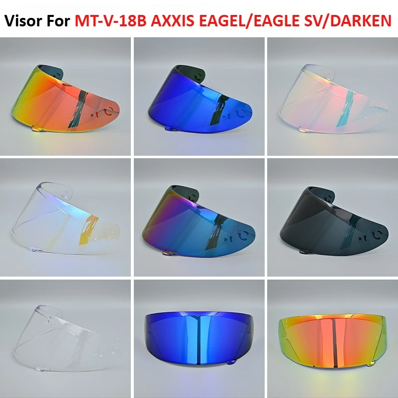 Visor For MT-V-18B AXXIS EAGEL/EAGLE SV/DARKEN Motorcycle Accessories Capacete Casco Moto Anti-Uv