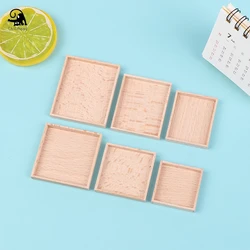 1:12 Dollhouse Miniature Wooden Tray Sushi Plate Pastry Plate Dollhouse Kitchen Decor Accessories Toys For Children