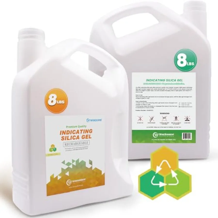 

Indicating Silica Gel Beads Orange to Green Reusable Dessicant Dehumidifiers Desiccant Moisture Absorber