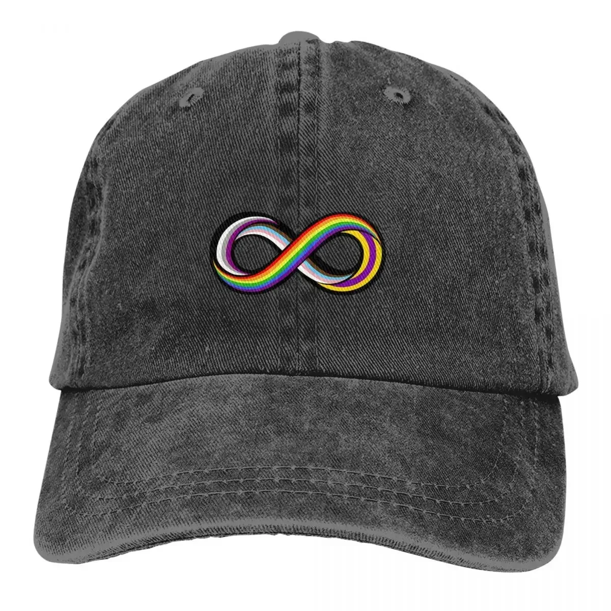 2026 New Washed Men's Baseball Cap Infinite Pride Trucker Snapback Caps Dad Hat LGBT  Golf Hats