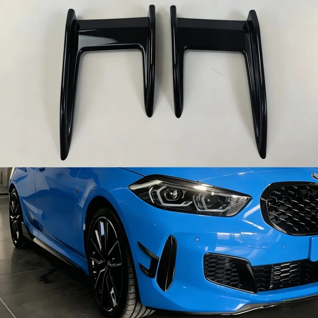 Frontstoßstangen-Seitensplitter für BMW 1er F40 118i M135i 128ti 120d 2020-2023 Karosserie-Kit Tuning Styling Zubehör Erweiterung – Detail 8