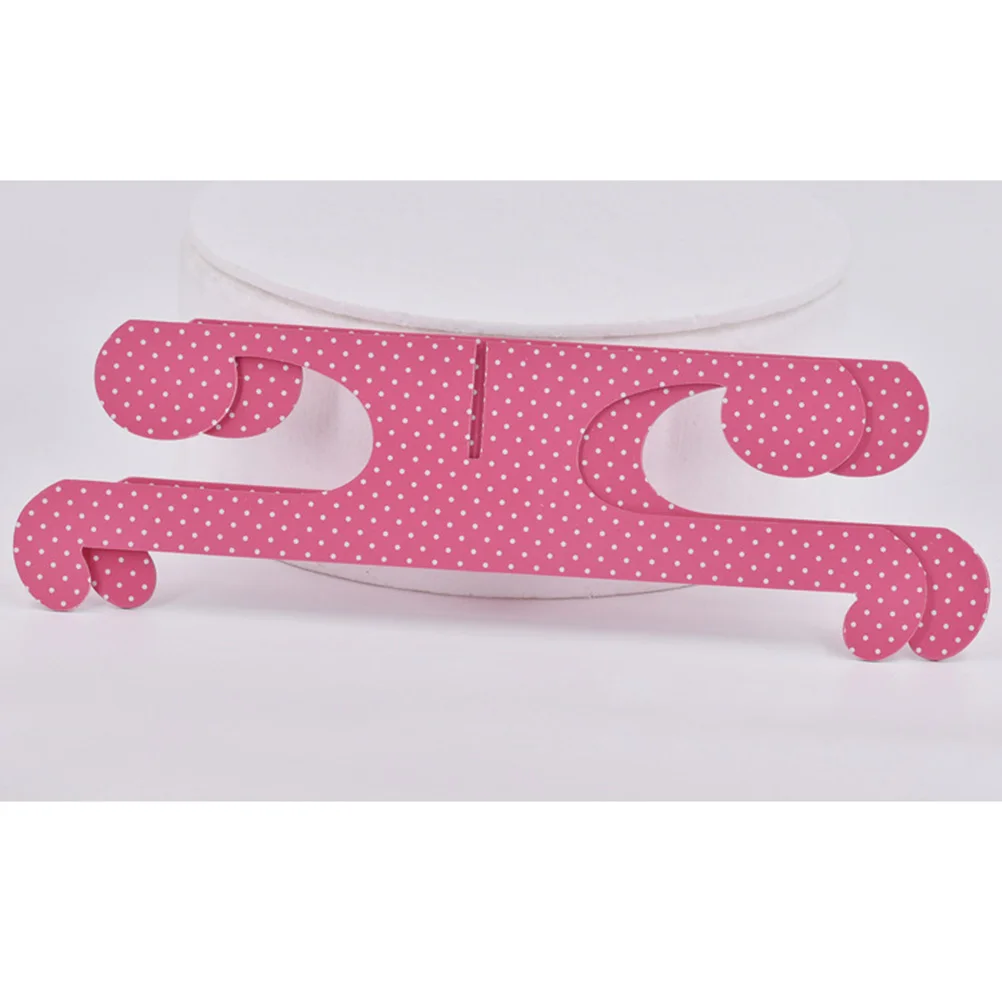 

Paper Cake Stand One-Tier Round Cupcake Snack Storage Rack Stand Tray Wedding Birthday Party Supplies (Pink)