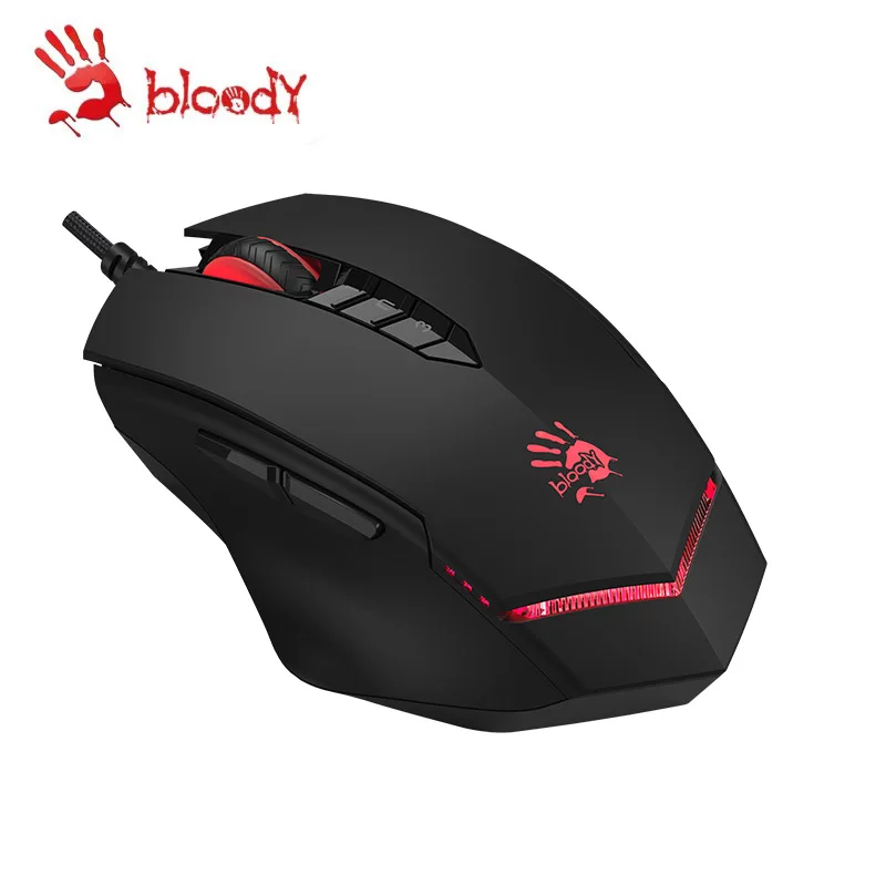 A4TECH Bloody V8M A Gaming Mouse 8 Buttons X’Glide Metal Armor P3104 Optical Engine 3200 CPI 1000 Hz USB Wired