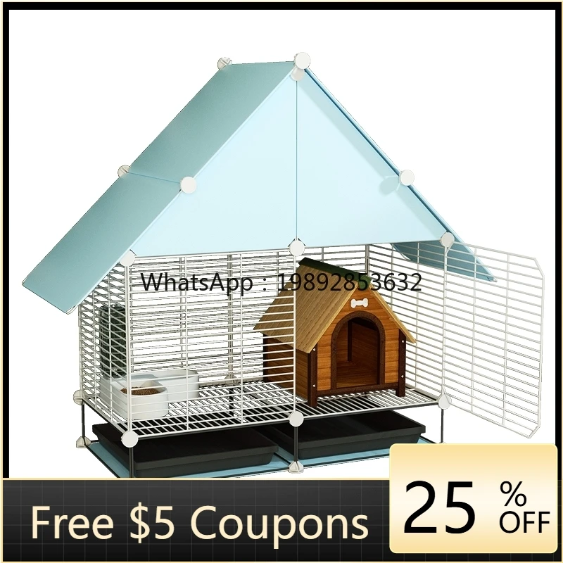 

ZZ Wyj Home Indoor Large Barbed Wire Duck Nest Little Duck Baby House Villa with Toilet