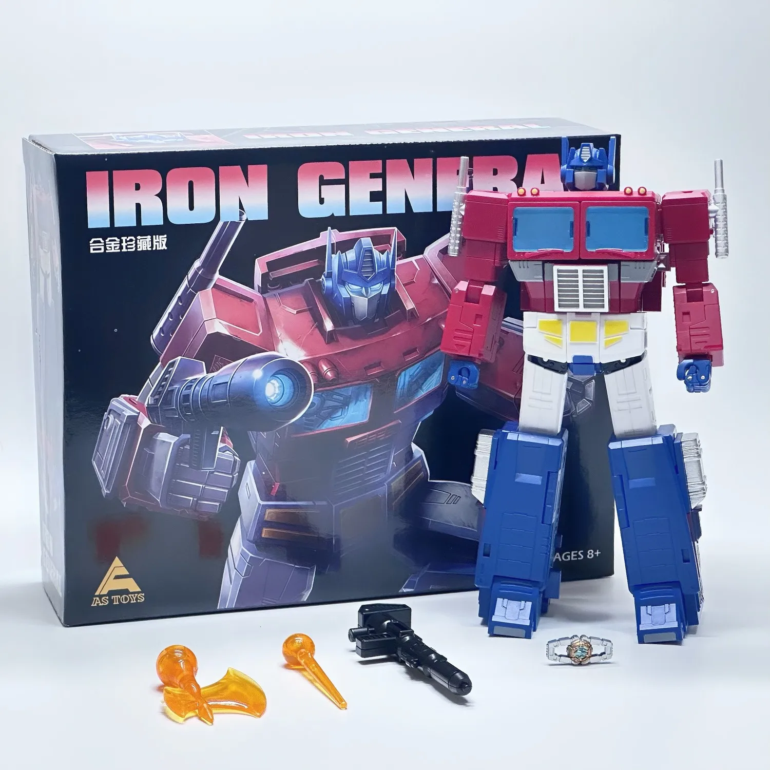 【В наличии】Игрушка-трансформер AS-08 OP Commander KO AS08 SS86 G1 Классическая анимационная коллекционная модель движущегося робота Оригинальная коробка