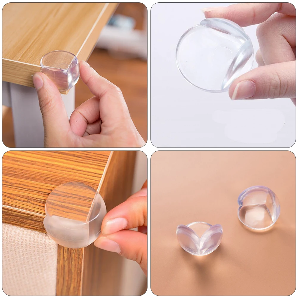 

10pcs Furniture Corner Silicone Cover Safety Guard Protector For Table Desk Corner Protector Guards