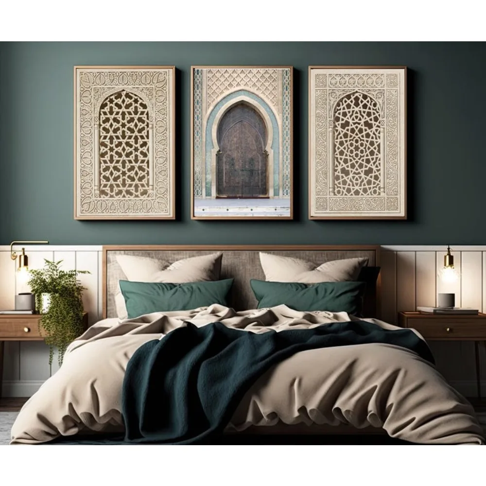 Frameless Printable Moroccan Mosque Window Decoration Wall Art,Mosque Home Decor,Muslim Wall Art,Islamic Gifts,Ramadan Gifts