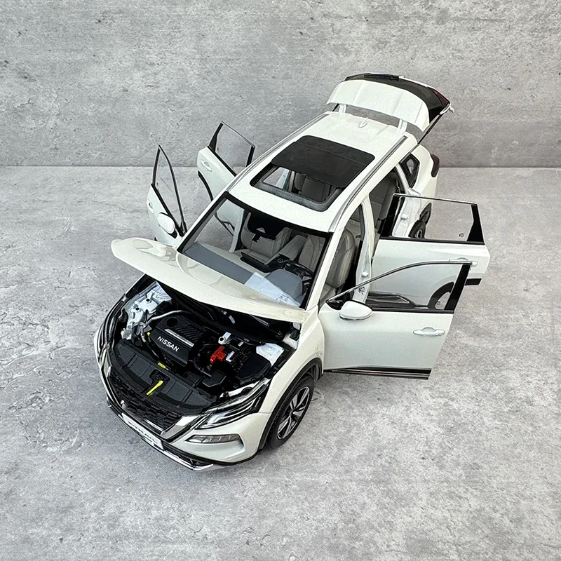 نموذج سيارة أصلية محلية 1:18 2021 لطراز سيارة محاكاة سبيكة Qijun X-TRAIL