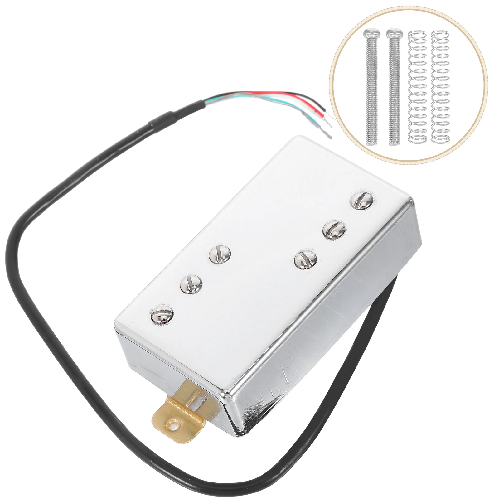 

Electric Guitar Pickups Parts Supplies Frameless Electrical Guitars Accessory Silver