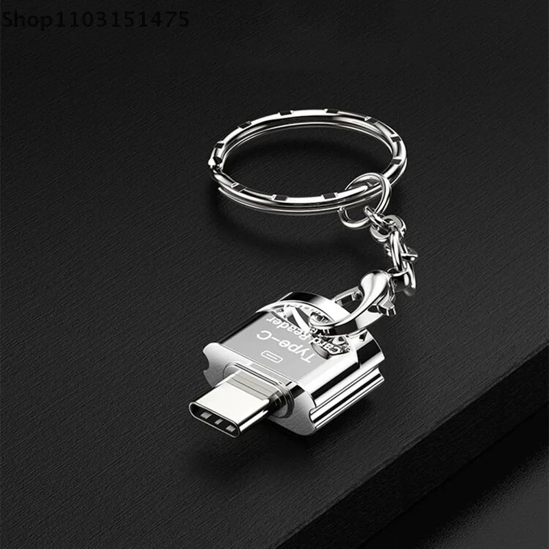 TF-kaartlezer TF-kaart NAAR Type-C-kaartlezer OTG-adapter Geheugenkaart naar USB C Hoge snelheid voor mobiele telefoons Telefoons Laptop B