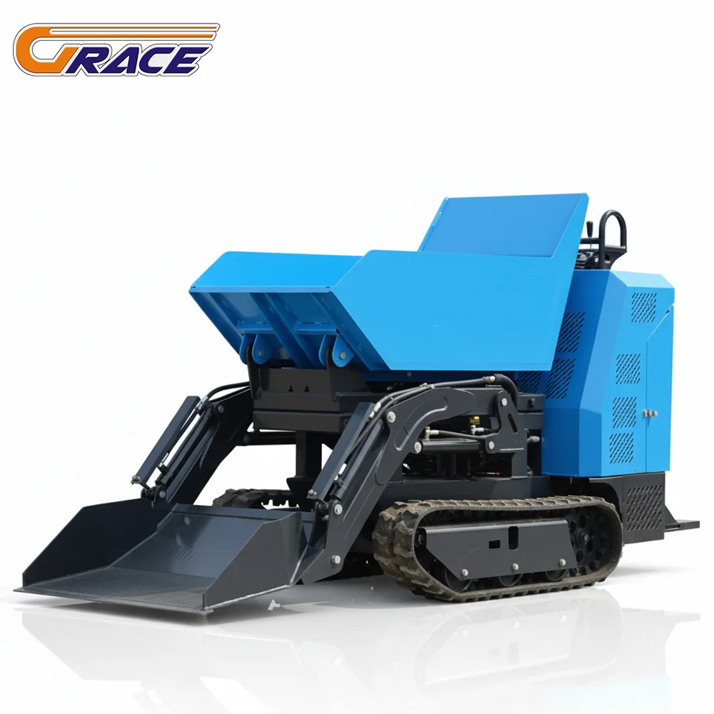 Customized Fast Delivery Mini Dumper 700kg EURO 5 EPA Certified High Quality Crawler Dumper Factory Supply