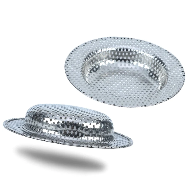 Kitchen Water Sink Filter Sink Mesh Strainer Kitchen Tool Stainless Steel Bathroom Floor Drain Cover Shower Hair Catche Stopper