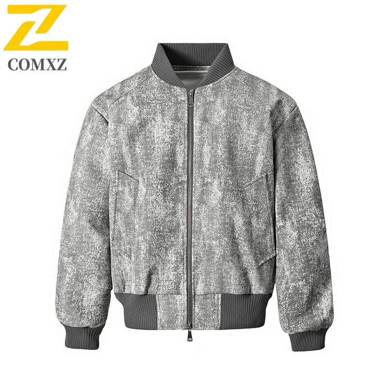 

COMXZ Men Jacket 2025 Lightweight Reversible Plaid Fashion Stand Collar Outdoor Jogging Travel Casual Coat Windbreaker Jackets