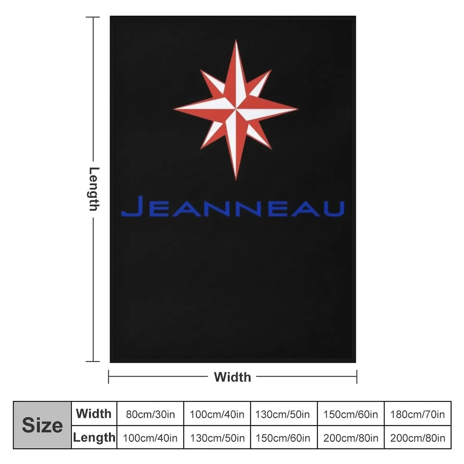 Jeanneau Yachts Classic Throw Blanket valentine gift ideas Picnic Beach Blankets