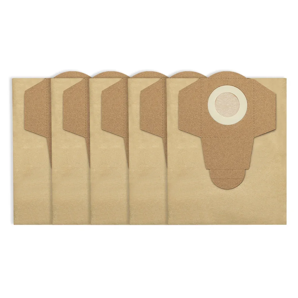 5pcs 20L For Einhell Wet And Dry Vacuum Bags For BT-VC 1250S Vacuum Filter Bag Accessor Vacuum Cleaner Accessories Cleaning Tool