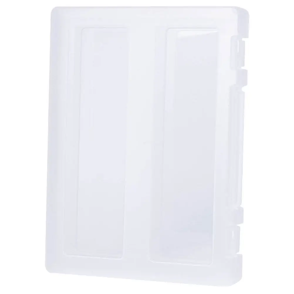 

Transparent Portable A4 File Box Handheld Document Organizer with Buckle Lock for Office Home School Magazines Photos Invoices
