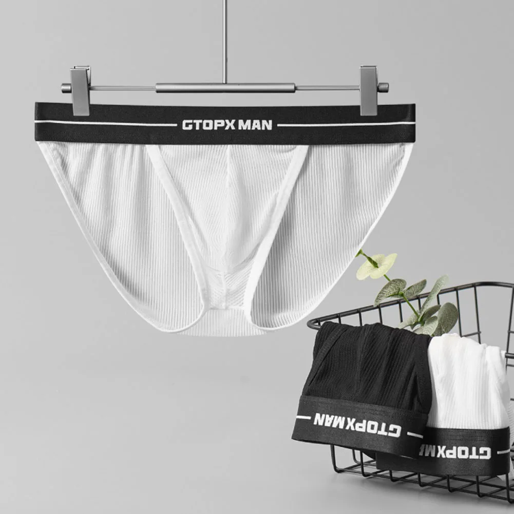 Breathable Mesh Pouch Underwear Breathable Pouch Black Men Underwear Comfortable Fit Lightweight Fabric Low Rise Style