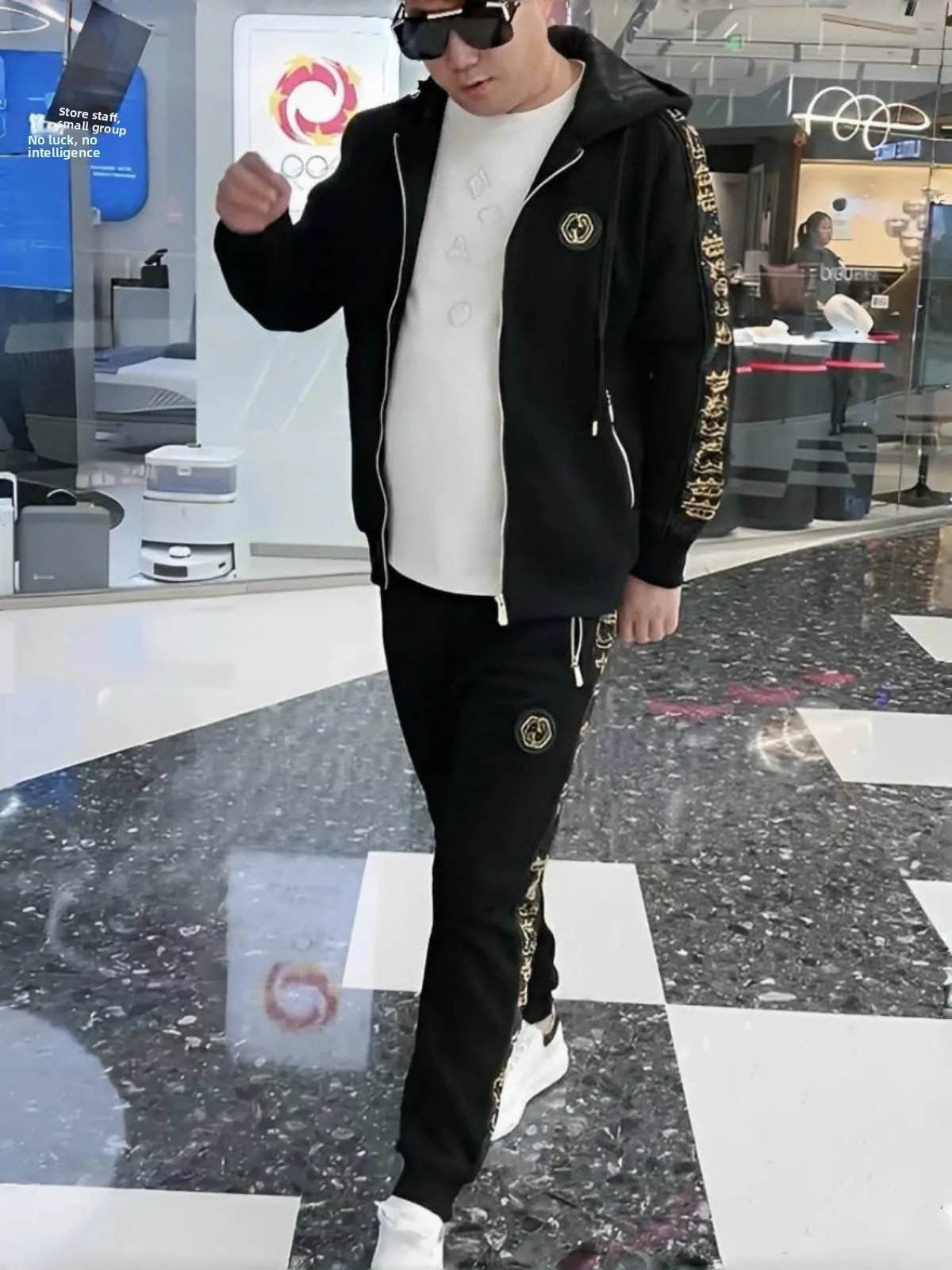 

Мужской повседневный комплект: толстовка с капюшоном и брюки, удобный, модный, спортивный осенний наряд, с длинными рукавами и длинными штанами