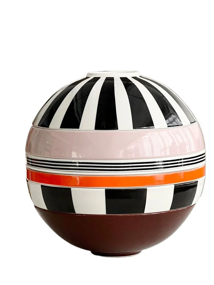 Small food ball tableware set, high-value light luxury plates, dishes can store tableware