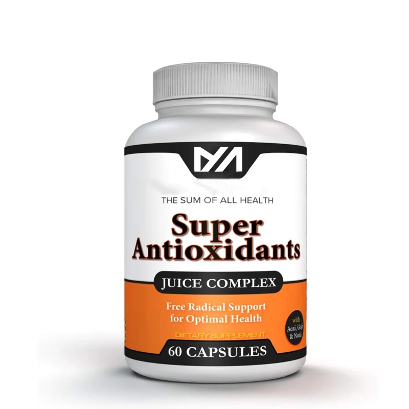 

Super antioxidant supplements - goji berries, raspberries, mangosteen, resveratrol, pomegranate, and nori