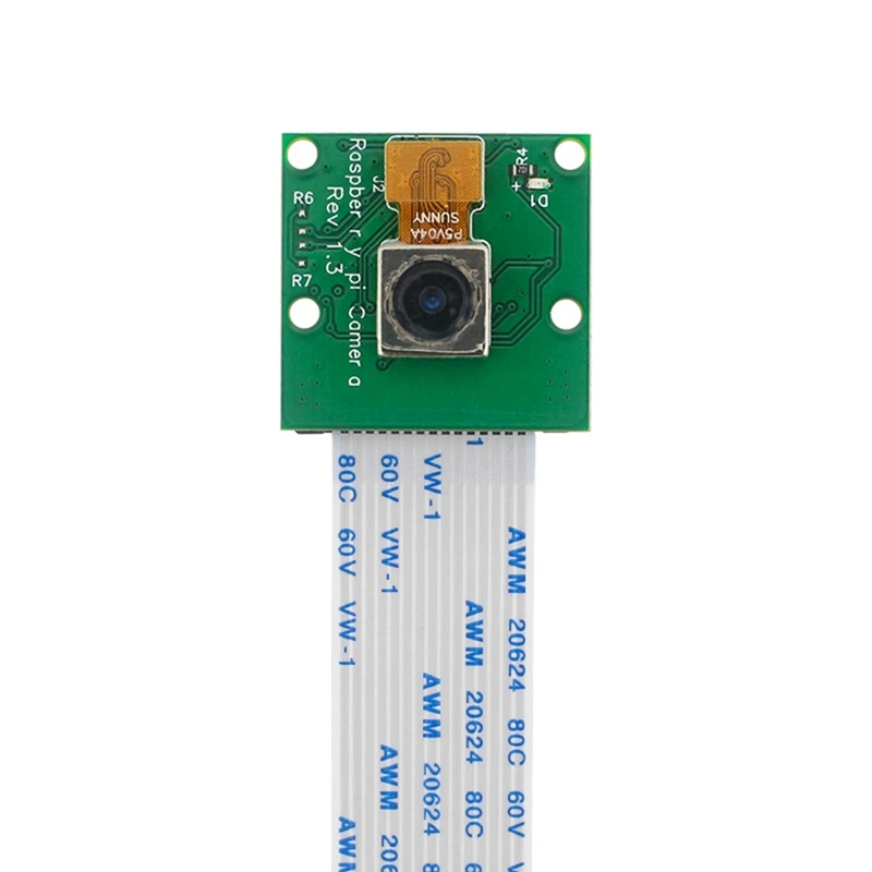 5MP OV5647 Camera Module For Raspberry Pi 4B 3B+ 3B 2B, 65° Viewing Angle, 1080P 720P Output